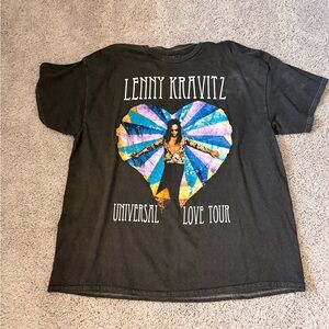Black 'Universal Love Tour' Graphic Kids T‑Shirt